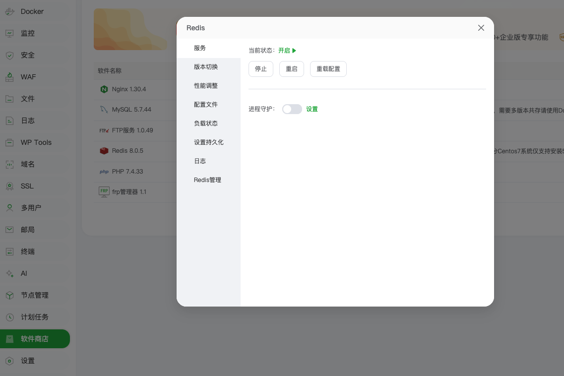 安装或确认 Redis